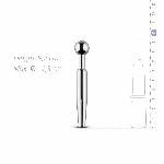 Порожнинний уретральний стимулятор Sinner Gear Unbendable – Hollow Penis Plug, довж.7,5см, діам.12мм - мініатюра 4