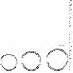 Набір ерекційних кілець Sinner Gear Unbendable – Cock/Ball Ring & Glans Ring Set - мініатюра 3