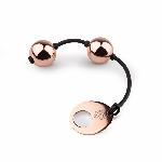 Металеві вагінальні кульки Rosy Gold - Nouveau Kegel Balls, маса 376 г, діаметр 2,8 см - мініатюра 2