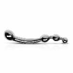 Анально-вагінальний стимулятор Sinner Gear Unbendable – Multi-Stim Pleasure Wand Metal Anal Dildo - мініатюра 4