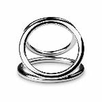 Потрійне ерекційне кільце Sinner Gear Unbendable – Triad Chamber Metal Cock and Ball Ring – Large - мініатюра 3