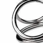 Потрійне ерекційне кільце Sinner Gear Unbendable – Triad Chamber Metal Cock and Ball Ring – Large - мініатюра 4