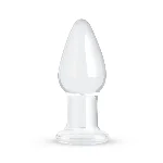 Скляна анальна пробка Gildo Glass Buttplug No. 24 - мініатюра 1