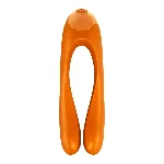 Вібратор на палець Satisfyer Candy Cane Orange - мініатюра 1
