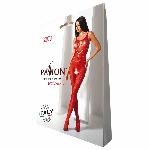 Бодістокінг з доступом до інтимних місць Passion BS078 red - мініатюра 4
