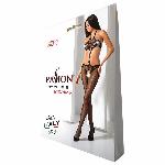 Відкритий бодістокінг Passion BS080 black - мініатюра 9