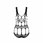 Сексуальний боді з вирізами Passion BS083 black - мініатюра 6