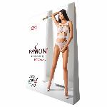 Сексуальний боді з вирізами Passion BS083 white - мініатюра 5