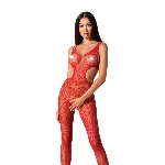Еротичний бодістокінг з малюнком Passion BS085 red - мініатюра 1