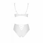 Еротичний комплект з малюнком Passion LOVELIA BIKINI S/M, white - мініатюра 4