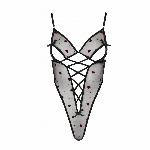Еротичний боді з малюнком Passion LOVELIA BODY XXL/XXXL, black - мініатюра 5