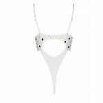 Еротичний боді з малюнком Passion LOVELIA BODY XXL/XXXL, white - мініатюра 6