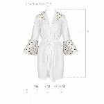 Повітряний пеньюар Passion LOVELIA PEIGNOIR L/XL, white - мініатюра 6