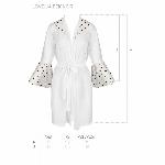 Повітряний пеньюар Passion LOVELIA PEIGNOIR S/M, white - мініатюра 6