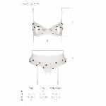 Сексуальний комплект з поясом для панчіх Passion LOVELIA SET S/M, white - мініатюра 7