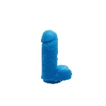 Мило у формі пеніса Чистий Кайф Blue size S, крафтове мило-член, натуральне - мініатюра 1