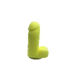 Мило у формі пеніса Чистий Кайф Yellow size S, крафтове мило-член, натуральне - мініатюра 1
