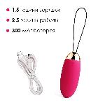 Віброяйце з пультом керування Svakom Elva Plum Red - мініатюра 5