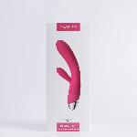 Інтелектуальний вібратор-кролик із підігрівом Svakom Angel Plum Red - мініатюра 2