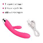 Інтелектуальний вібратор-кролик із підігрівом Svakom Angel Plum Red - мініатюра 5