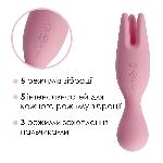 Подвійний вібратор для чутливих зон Svakom Nymph Pale Pink - мініатюра 6