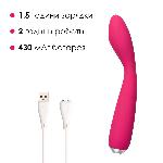 Вібратор для клітора та точки G Svakom Iris Plum Red - мініатюра 6