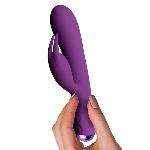 Вібратор-кролик Rocks Off Flutter Rabbit Purple - мініатюра 3