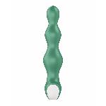 Анальний стимулятор-намистини з двома моторами Satisfyer Lolli-Plug 2 Green - мініатюра 3