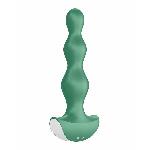 Анальний стимулятор-намистини з двома моторами Satisfyer Lolli-Plug 2 Green - мініатюра 4
