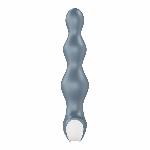 Анальний стимулятор-намистини з двома моторами Satisfyer Lolli-Plug 2 ice blue - мініатюра 5
