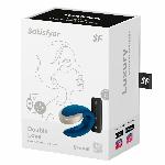 Смарт-вібратор для пар Satisfyer Double Love (Blue) - мініатюра 2