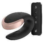 Смарт-вібратор для пар Satisfyer Double Love (Black) - мініатюра 1