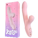 Вібратор-кролик з обертанням стовбура та вакуумною стимуляцією KISSTOY Katy Max - мініатюра 6