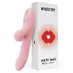 Вібратор-кролик з обертанням стовбура та вакуумною стимуляцією KISSTOY Katy Max - мініатюра 2