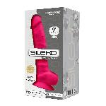 Фалоімітатор SilexD Tomas Pink (MODEL 1 size 9in), двошаровий, силікон + Silexpan, діаметр 4,9см - мініатюра 2
