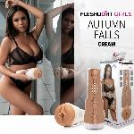 Мастурбатор Fleshlight Girls: Autumn Falls - Cream, зі зліпка вагіни, дуже ніжний - мініатюра 2