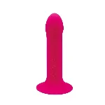 Двошаровий ділдо з вібрацією Adrien Lastic Hitsens 2 Pink, відмінно для страпона, макс діаметр 4 см, - мініатюра 1