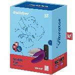 Смарт-вібратор для пар Satisfyer Double Fun (Violet) з пультом ДК - мініатюра 2