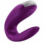 Смарт-вібратор для пар Satisfyer Double Fun (Violet) з пультом ДК - мініатюра 7