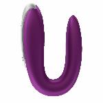 Смарт-вібратор для пар Satisfyer Double Fun (Violet) з пультом ДК - мініатюра 5