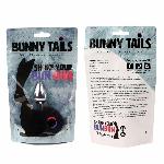 Анальна пробка FeelzToys - Bunny Tails Butt Plug Black - мініатюра 3