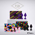 Набір силіконових анальних пробок FeelzToys - Bibi Butt Plug Set 3 pcs Purple - мініатюра 6