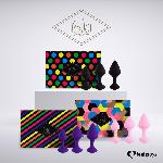 Набір силіконових анальних пробок FeelzToys - Bibi Butt Plug Set 3 pcs Black - мініатюра 4