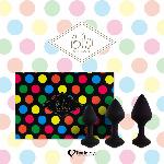 Набір силіконових анальних пробок FeelzToys - Bibi Butt Plug Set 3 pcs Black - мініатюра 2
