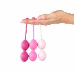 Набір вагінальних кульок для просунутих FeelzToys - FemmeFit Advanced Pelvic Muscle Training Set - мініатюра 3
