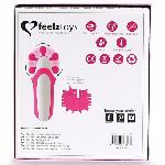 Стимулятор з імітацією оральних пестощів FeelzToys - Clitella Oral Clitoral Stimulator Pink - мініатюра 2