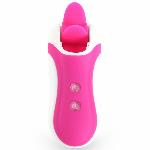 Стимулятор з імітацією оральних пестощів FeelzToys - Clitella Oral Clitoral Stimulator Pink - мініатюра 6