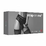 Мереживні труси для страпона з підв'язками для панчіх Strap-On-Me DIVA HARNESS - S - мініатюра 2