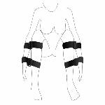 Набір для фіксації Art of Sex – BDSM Hands to feet Simple - мініатюра 6