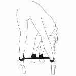 Набір для фіксації Art of Sex – BDSM Straight Line Fixation Simple - мініатюра 2